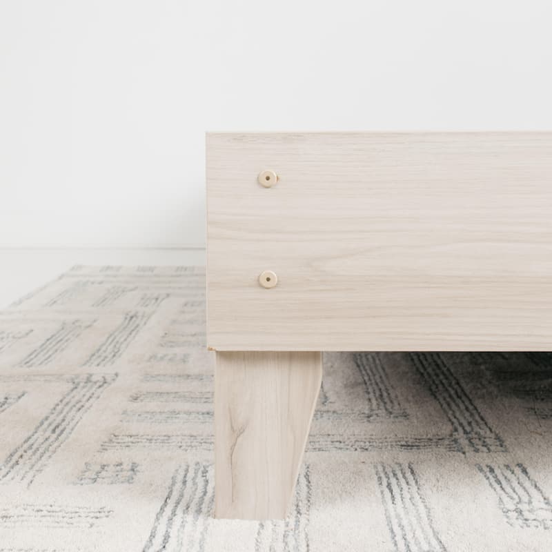 Signature Design by Ashley Socalle Whitewashed Woodgrain Platform Bed