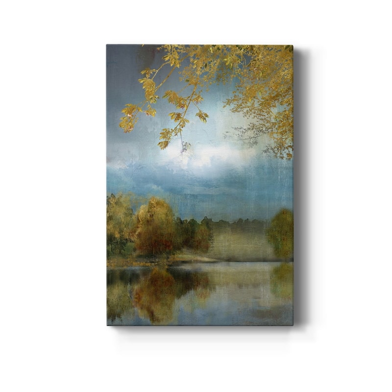 Golden Leaves Premium Gallery Wrapped Canvas - Ready to Hang - 40X60