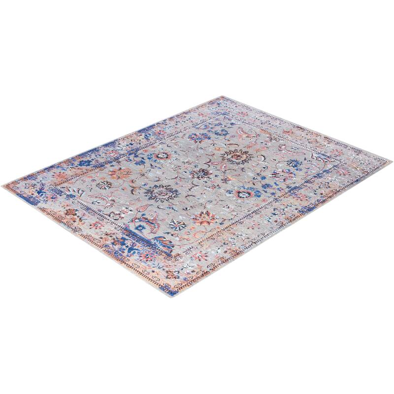 Ikat One-of-a-Kind Hand-Knotted Area Rug, Gray - 8' 0" x 10' 4"