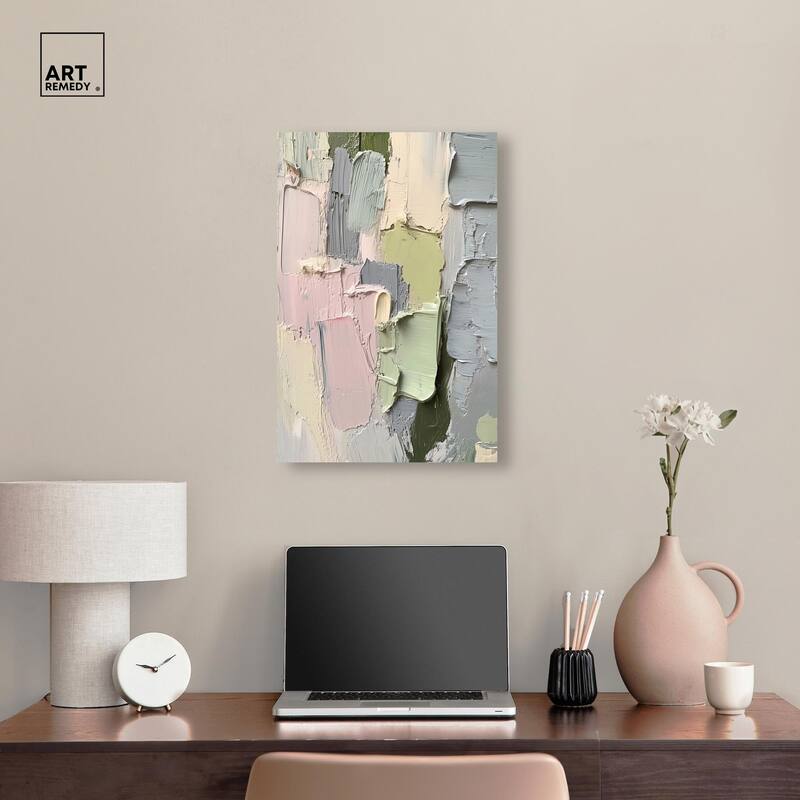 Creamy Contours II Canvas by Art Remedy, Gallery Wrapped