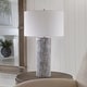 preview thumbnail 7 of 6, Uttermost Havana Blue Table Lamp