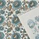Option Sun Flower- Aqua Blue, Brown