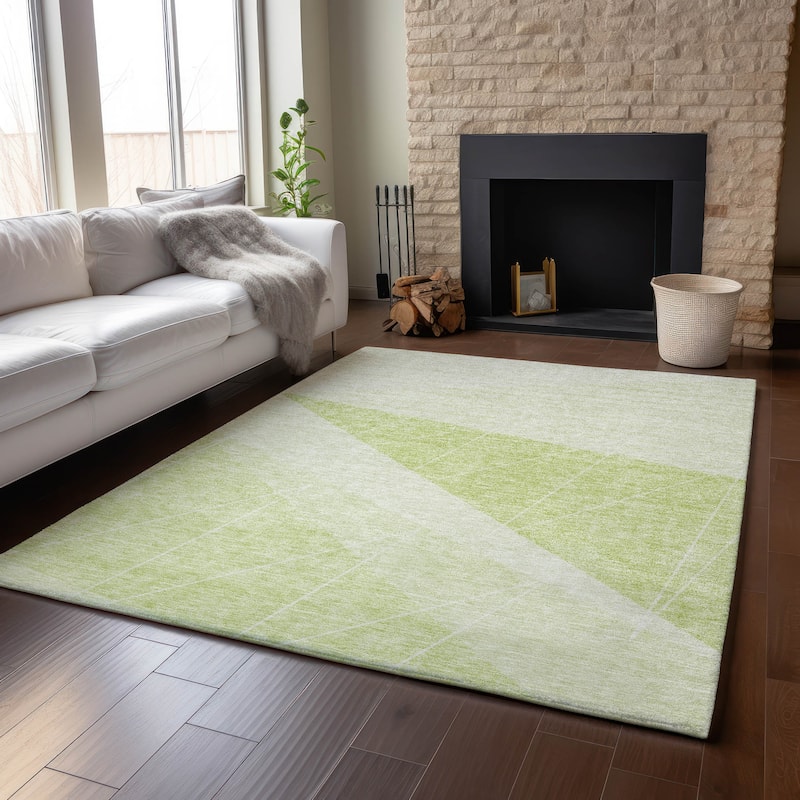 Premium Washable Super Soft Geo Abstract Mayfield Rug