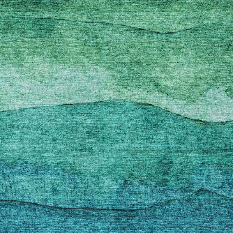 HomeRoots Abstract Modern Rectangle Outdoor Rug