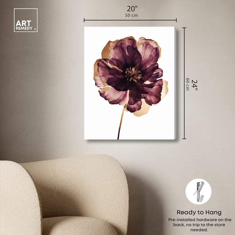 Lilac Blooming I Canvas by Art Remedy, Gallery Wrapped