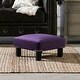 preview thumbnail 65 of 130, The Curated Nomad Performance Fabric Stardust Square Upholstered Footstool Ottoman