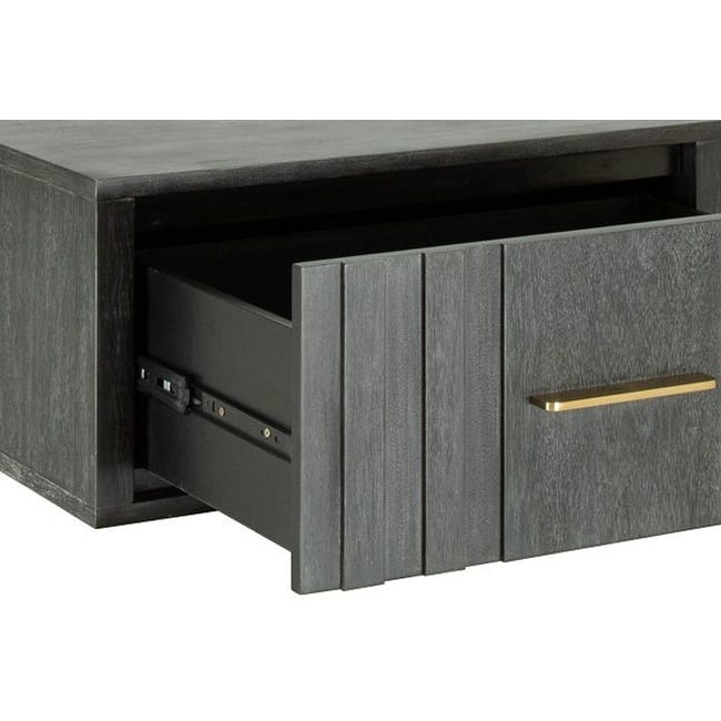 Modrest Manchester Contemporary Dark Grey Nightstand