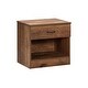preview thumbnail 2 of 8, OS Home and Office Furniture Model 6006 One Drawer Mountain Oak Nightstand