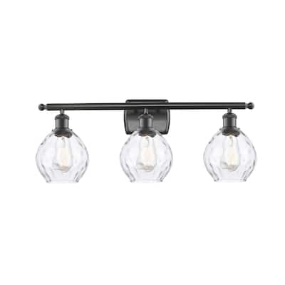 Innovations Lighting Small Waverly 3 Light 26" Wide Bathroom Vanity