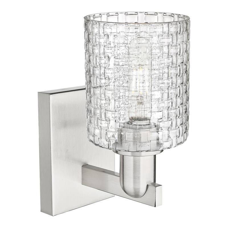 Innovations Lighting Endless Possibilities Arcadia - Cobbleskill - 1 Light 5" Basketweave Sconce