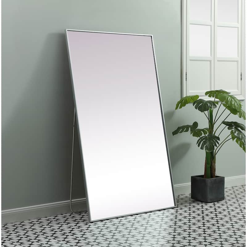 Indigo Home Metal Frame Rectangle Full Length Mirror 36x60 Inch