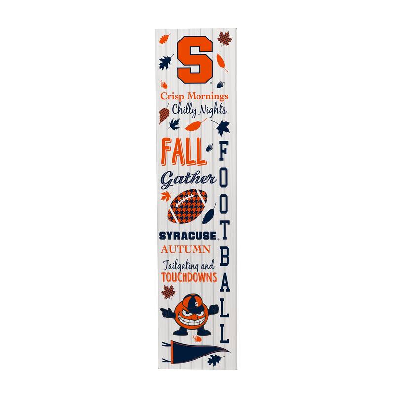 47" Double Sided Seasonal Porch Leaner, Syracuse University - 47" x 11.25"