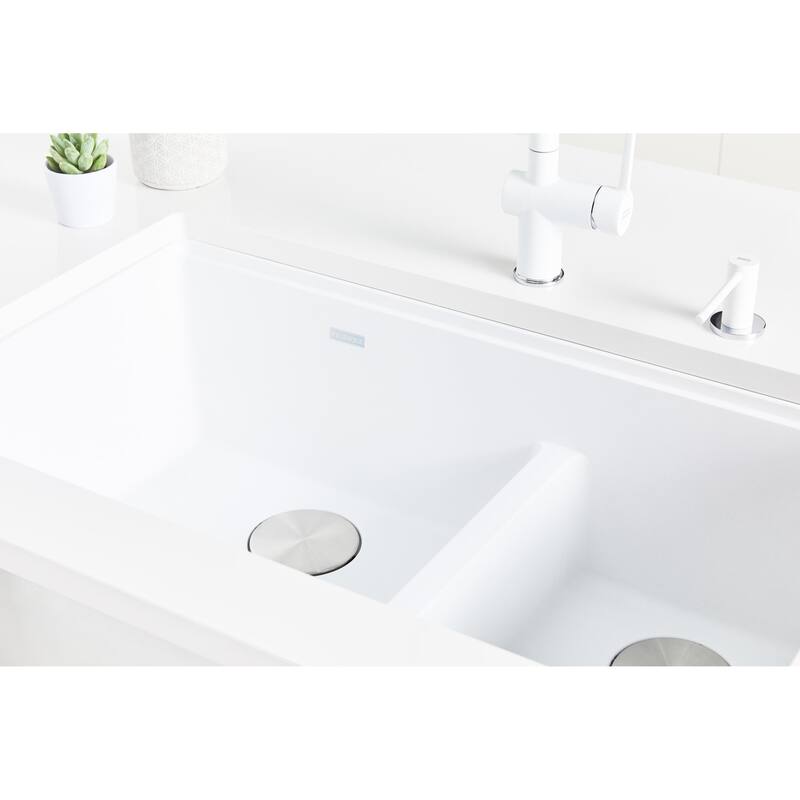 Franke MAG1601611LD Maris 31" Undermount Low Divide 60/40 Double Basin