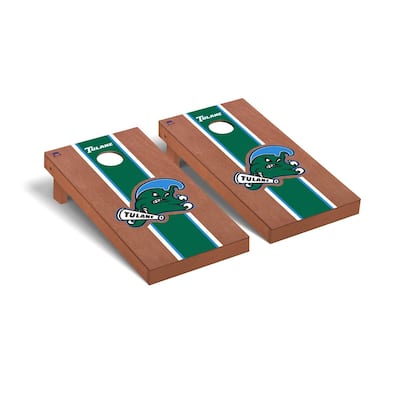 Tulane Green Wave Rosewood Cornhole Board Set