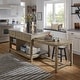 preview thumbnail 18 of 96, Tali Reclaimed Look Extendable Kitchen Island by iNSPIRE Q Classic