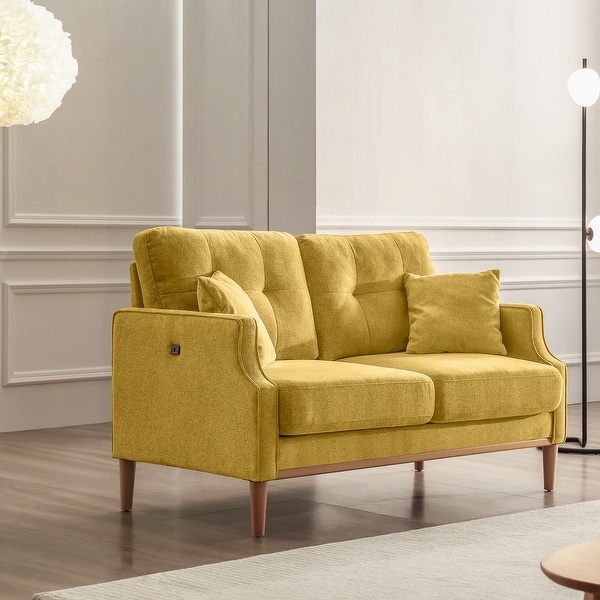 Love Seat Sofa with Waterproof Fabric 2 Seater Sofa Chair for