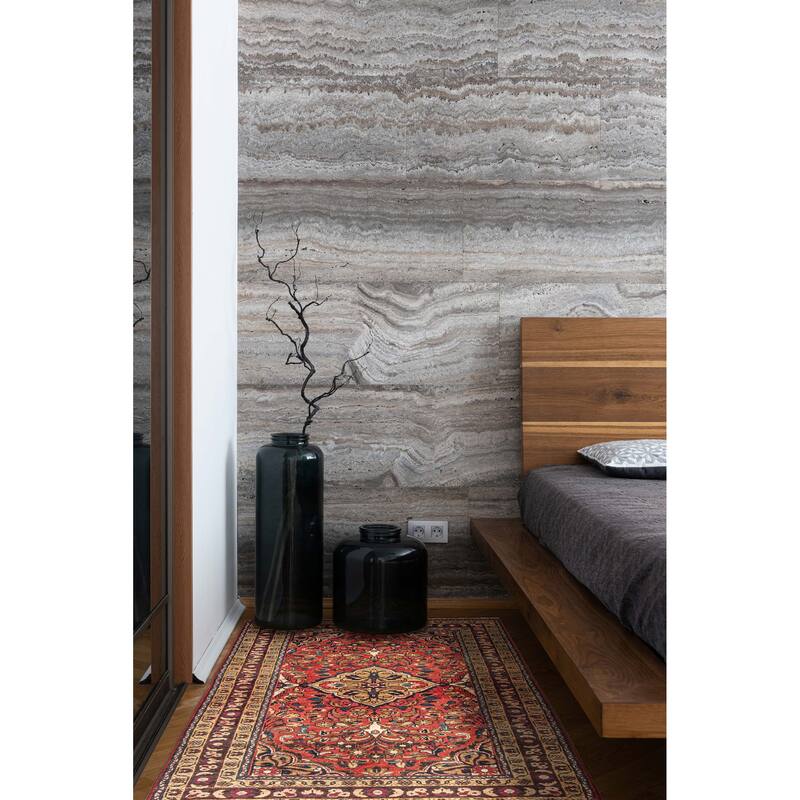 ECARPETGALLERY Hand-knotted Anadol Red Wool Rug - 3'5 x 5'3