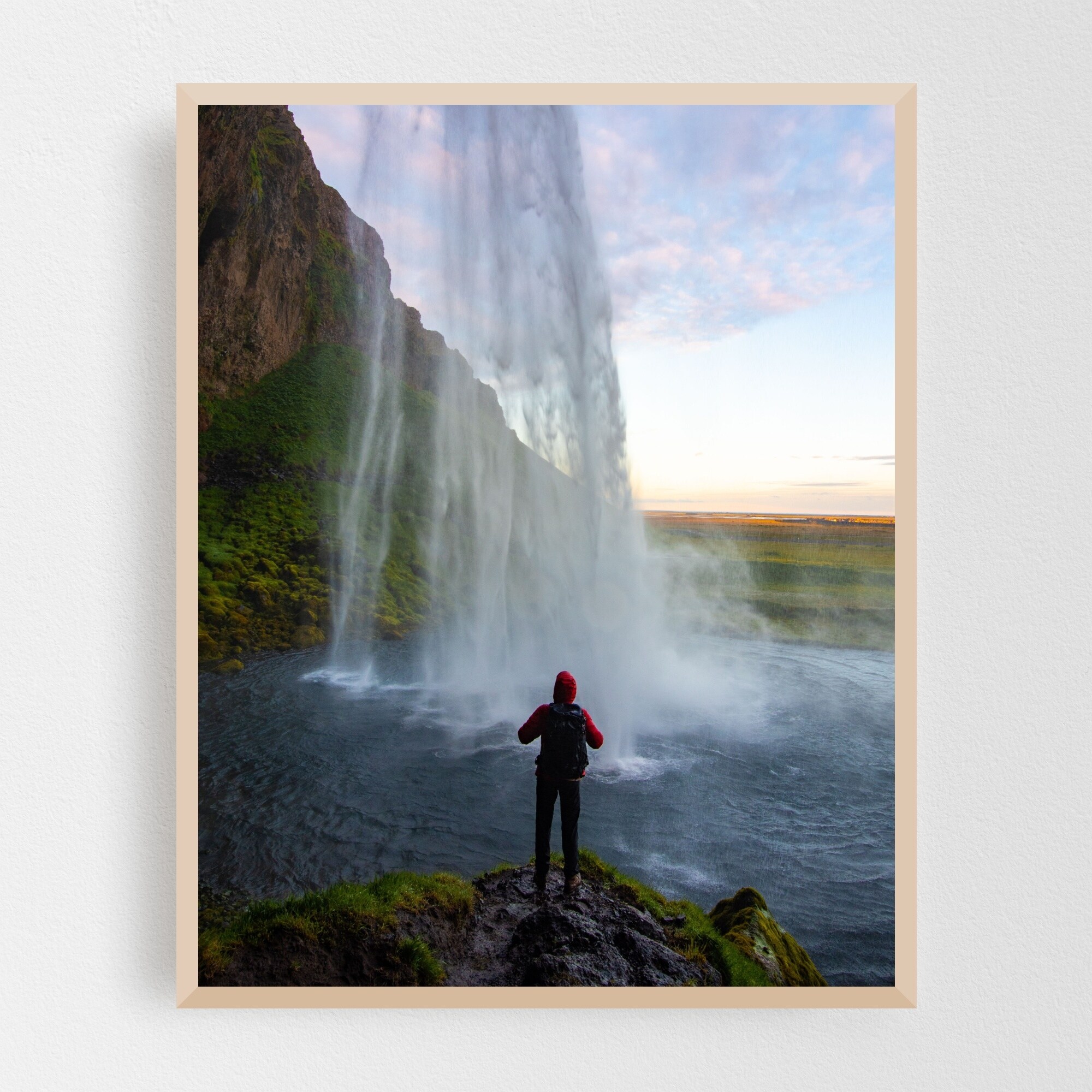 Shop Seljalandsfoss Iceland Landscape Nature Framed Wall Art Print Overstock 31900216