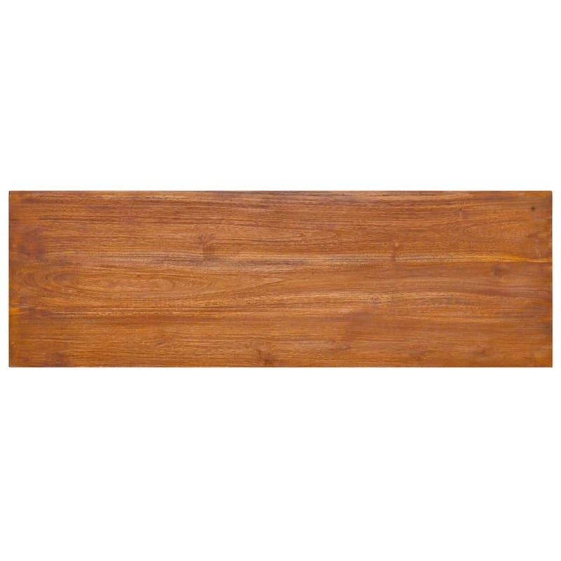 vidaXL Wall-mounted TV Stand 35.4"x11.8"x11.8" Solid Wood Teak