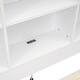 preview thumbnail 10 of 20, Wooden Full Size Bed Platform Bed with Storage Bookcase Headboard, 2 Storage Drawers & Charging Station for Kids Boys Girls