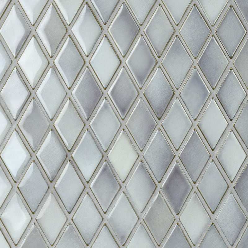 Merola Tile Hudson Kite Grey Eye 10-1/8" x 11-3/4" Porcelain Floor and Wall Tile