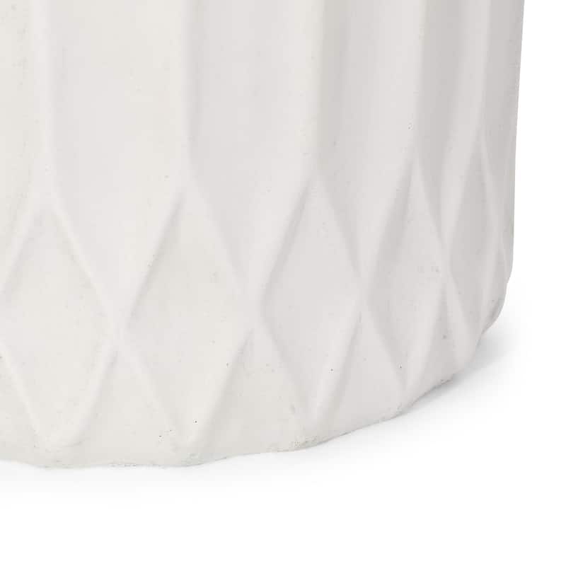 Evans Outdoor Cast Stone Outdoor Planter by Christopher Knight Home