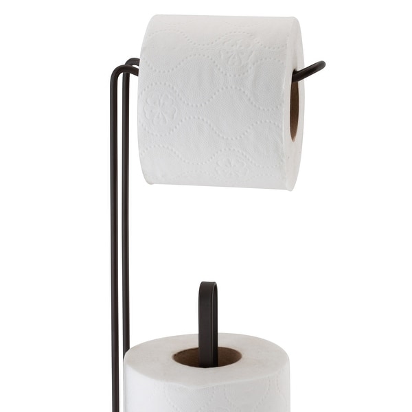 Bath Bliss Geode Freestanding Toilet Paper Dispenser and Reserve - Thumbnail 3