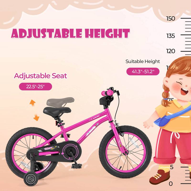 Costway 14/16/18-Inch Kid’s Bike for 4-7 Years Old with Adjustable - See Details