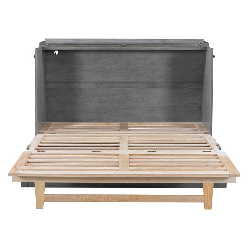 Murphy Bed with Versatile Storage & Large Drawers