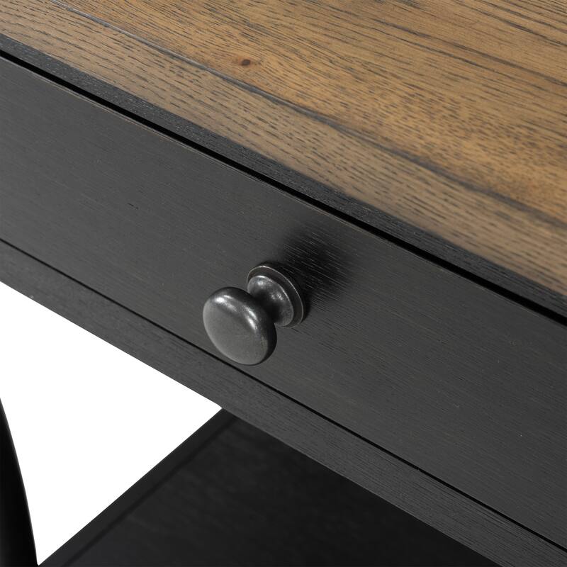 Furniture of America Lucan 3-Piece Farmhouse Black Dresser and 2 Nightstand Bedroom Set