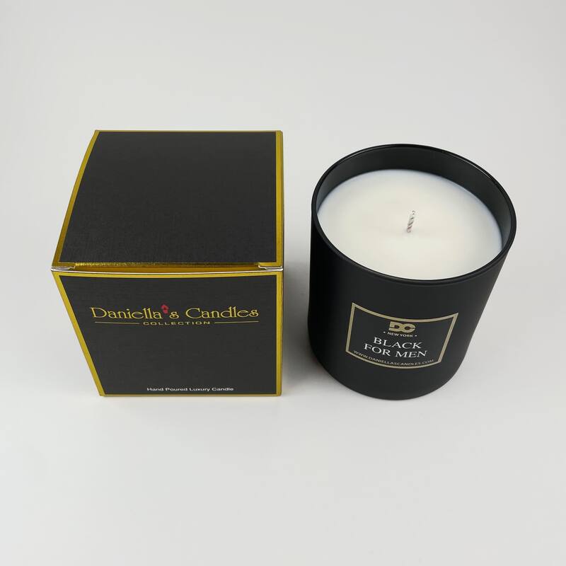 Daniella's Candles Black For Men Jewelry Candle - Adjustable Ring Size