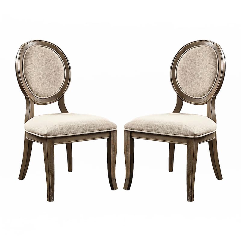 Set of 2 Dining Chairs - Oak