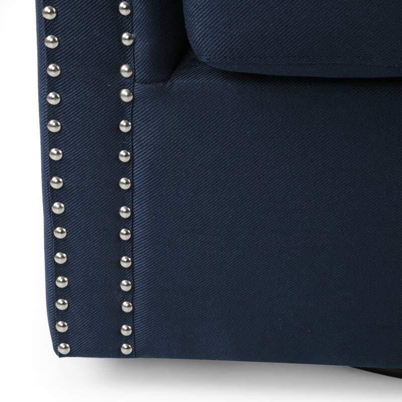 31.25" Upholstered Swivel Club Chair