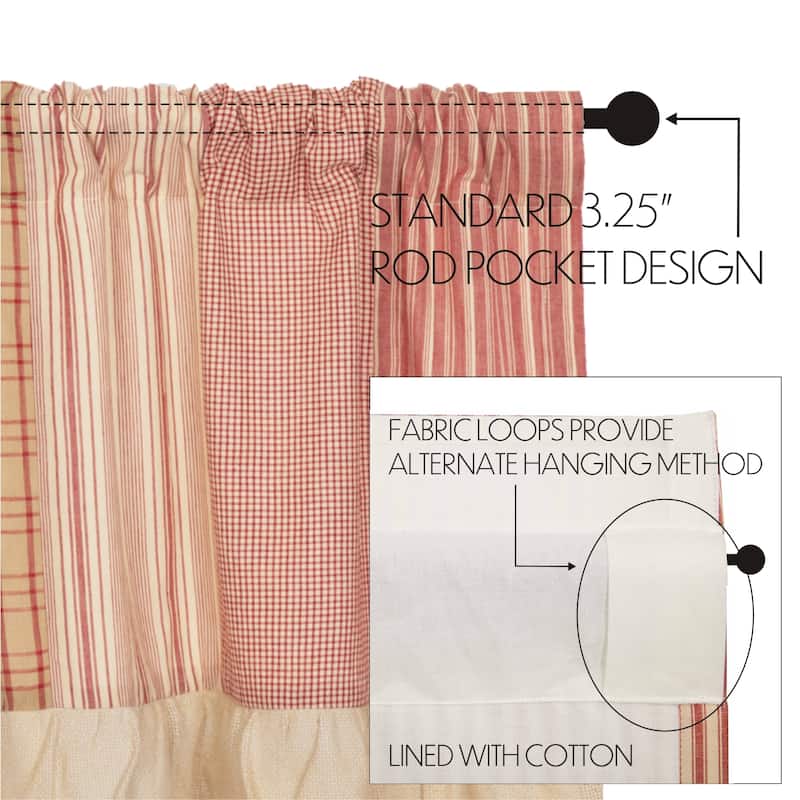 Sawyer Mill Patchwork Valance
