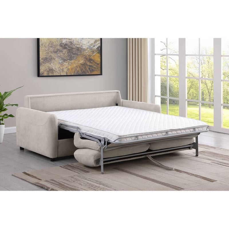 Rylie Upholstered Sofa Sleeper With Queen Mattress