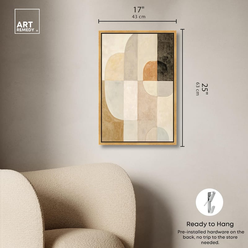 Overlapping Planes I Canvas by Art Remedy
