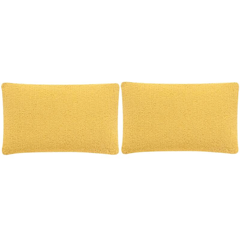 SAFAVIEH Soleil Besa Indoor/ Outdoor 12-inch x 20-inch Throw Pillow (Set of 2)