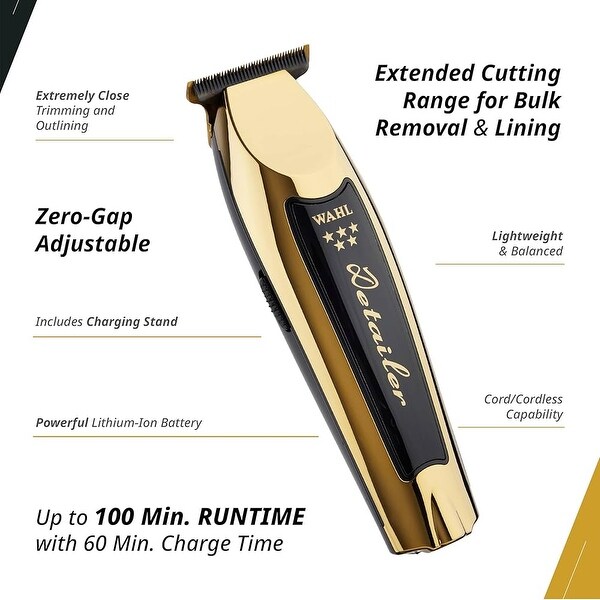 Wahl Professional Barber Combo Gold Set: 5-Star Magic Clip