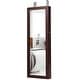 preview thumbnail 11 of 10, Costway Wall Mount Mirrored Jewelry Cabinet Organizer LED Lights