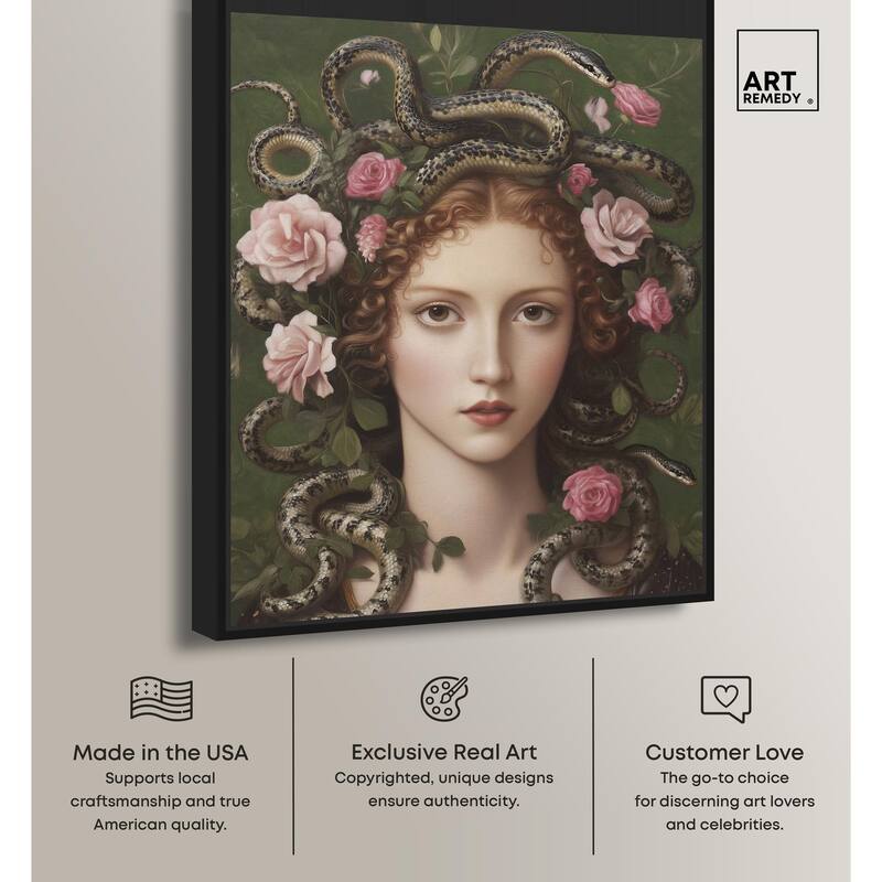 Medusa Canvas by Art Remedy