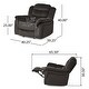 preview thumbnail 13 of 22, Hawthorne Steel Glider Recliner by Christopher Knight Home