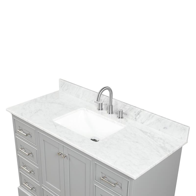 Blossom Copenhagen 48" Bathroom Vanity with Marble Top & Ceramic Sink