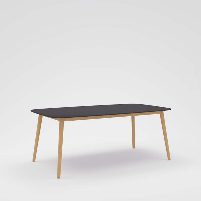 Amazonia Hawaii Dining Table, White or Black - Black