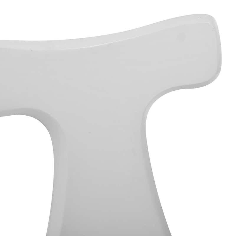 Wood 24'' Counter Stools with Curved Slat Back