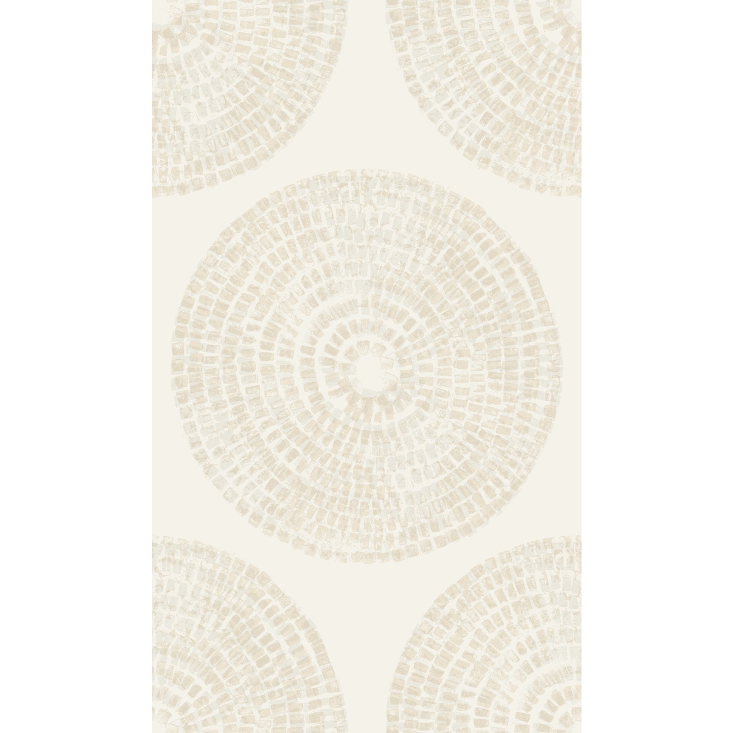 Nikki Chu Taupe Medali Peel and Stick Wallpaper