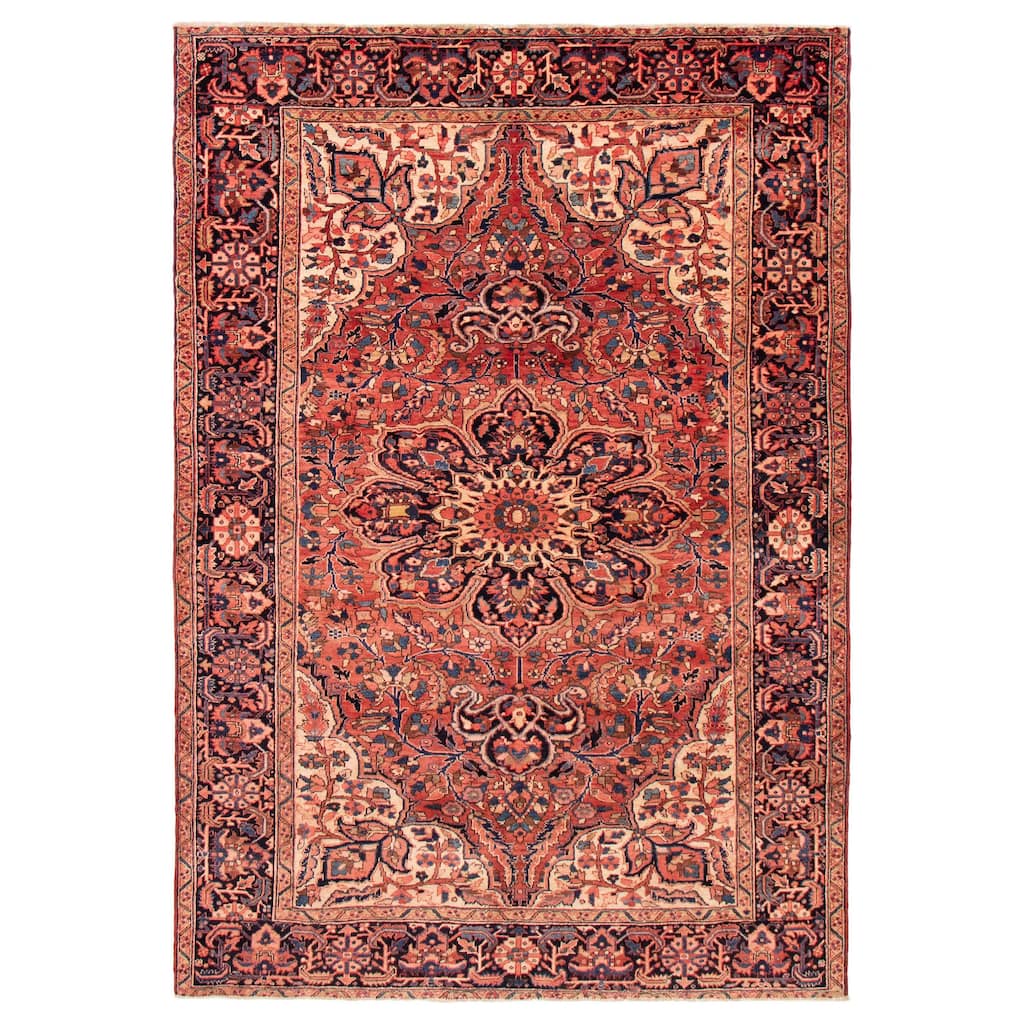 ECARPETGALLERY Hand-knotted Sarabi Copper Wool Rug - 8'0 x 11'7
