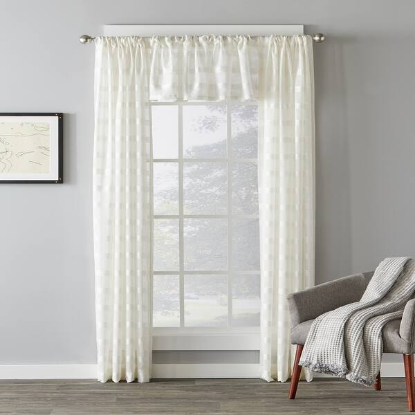 SKL Home Parkland 16 Inch Valance in Natural - Bed Bath & Beyond - 26299083