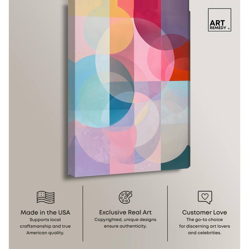 Oneiric Circles IV Canvas by Art Remedy, Gallery Wrapped