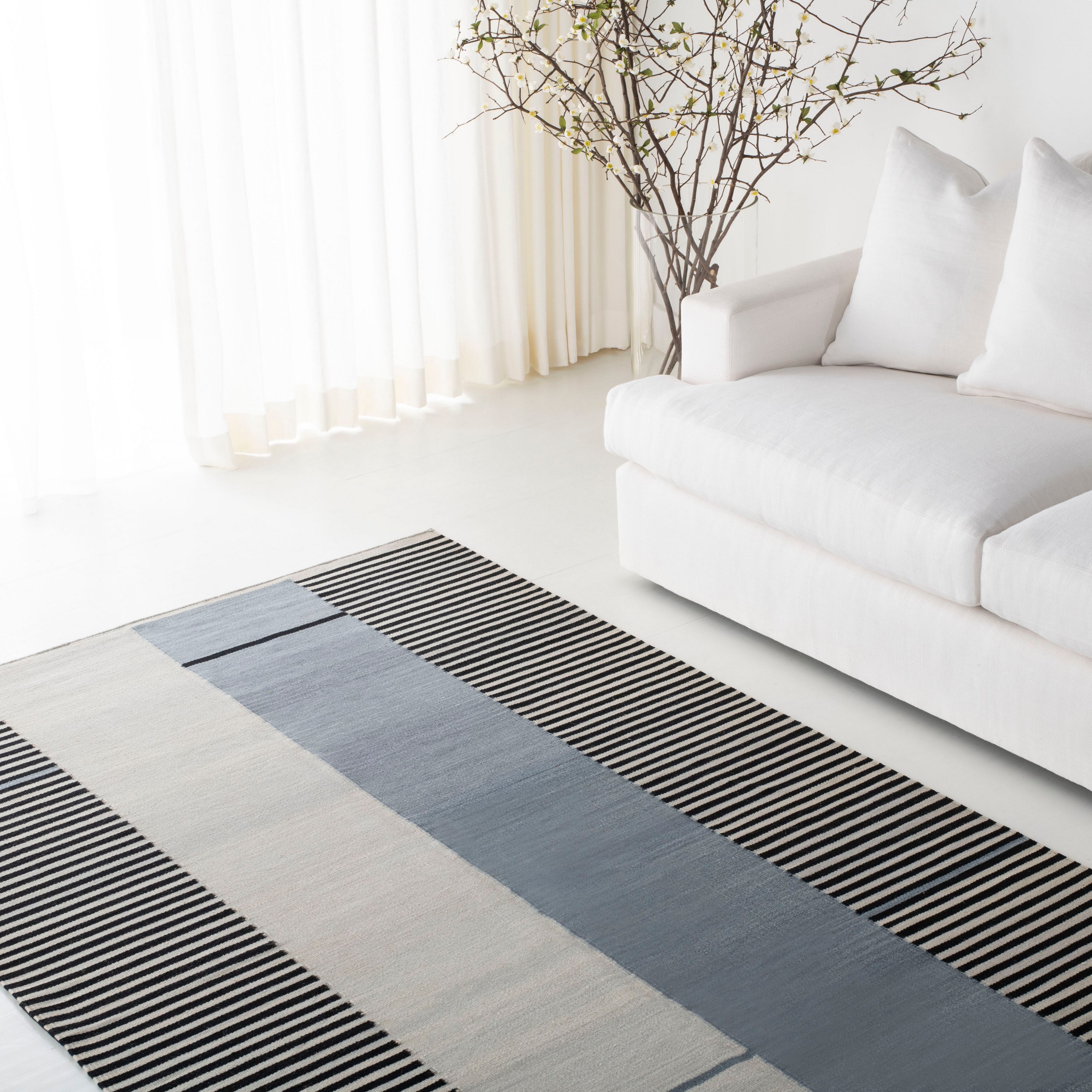 Shop Lauren Ralph Lauren Aryn Stripe Nautical Coastal Wool Rug