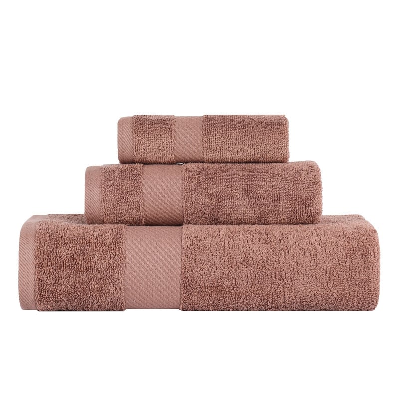 Luxury Egyptian Cotton Solid 3 Piece Bath Towel Set by Superior